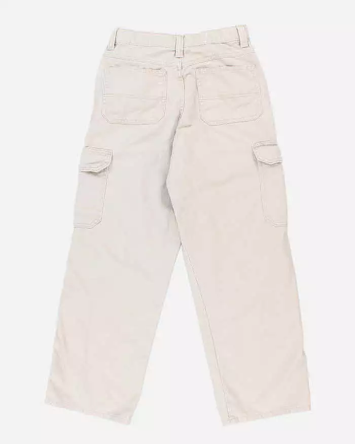 00s Wrangler Beige Cargo Trousers - W29 L29