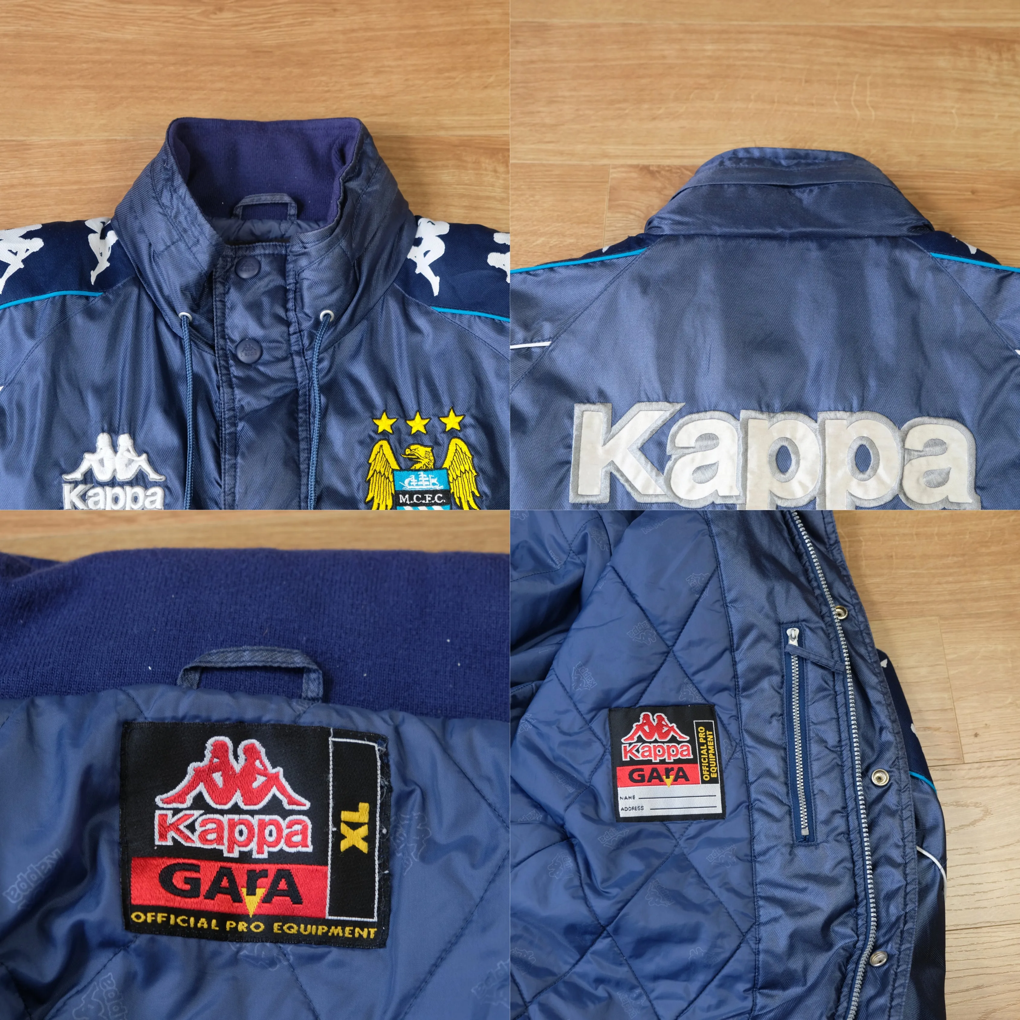 1997/99 Manchester City Training Jacket Kappa (XL)