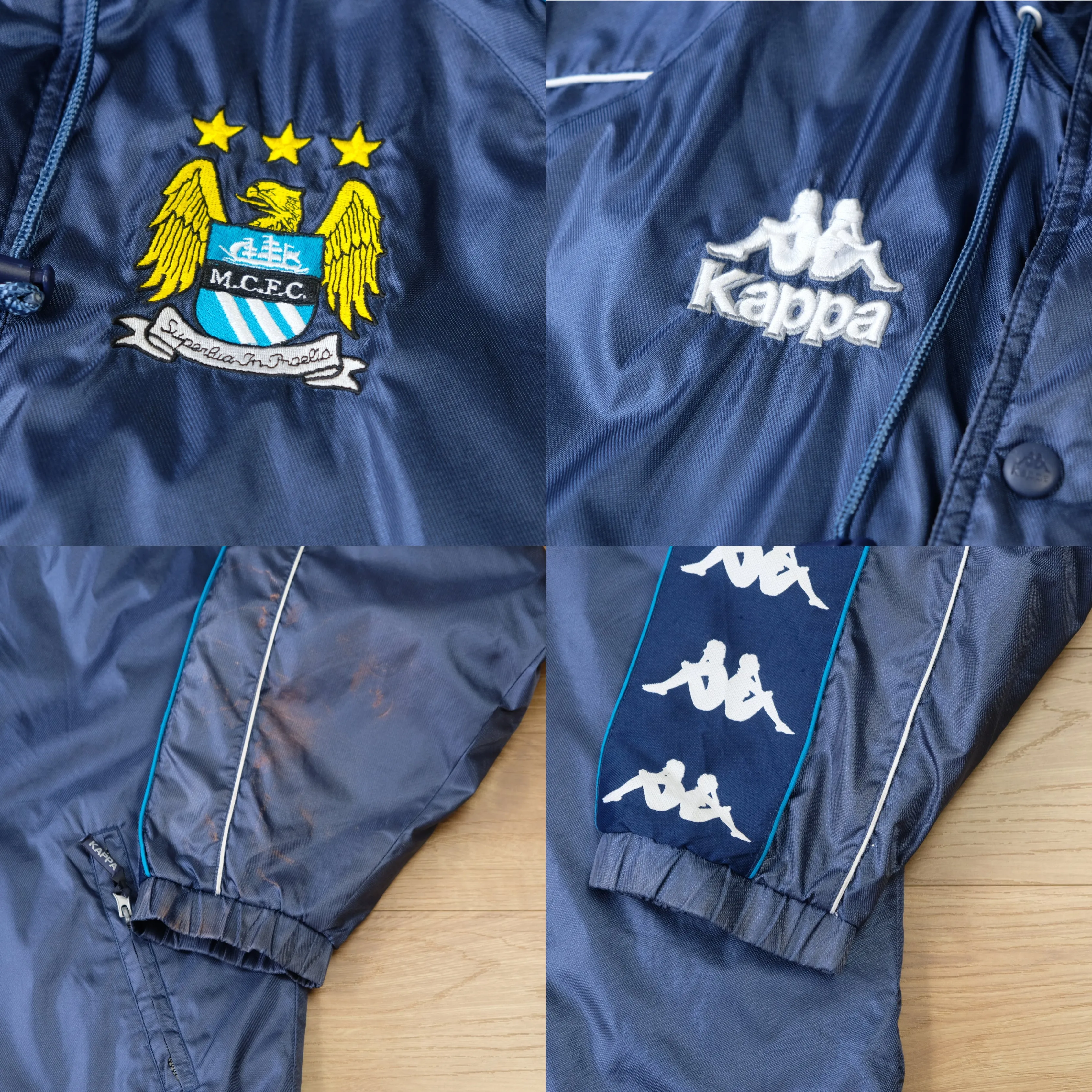 1997/99 Manchester City Training Jacket Kappa (XL)