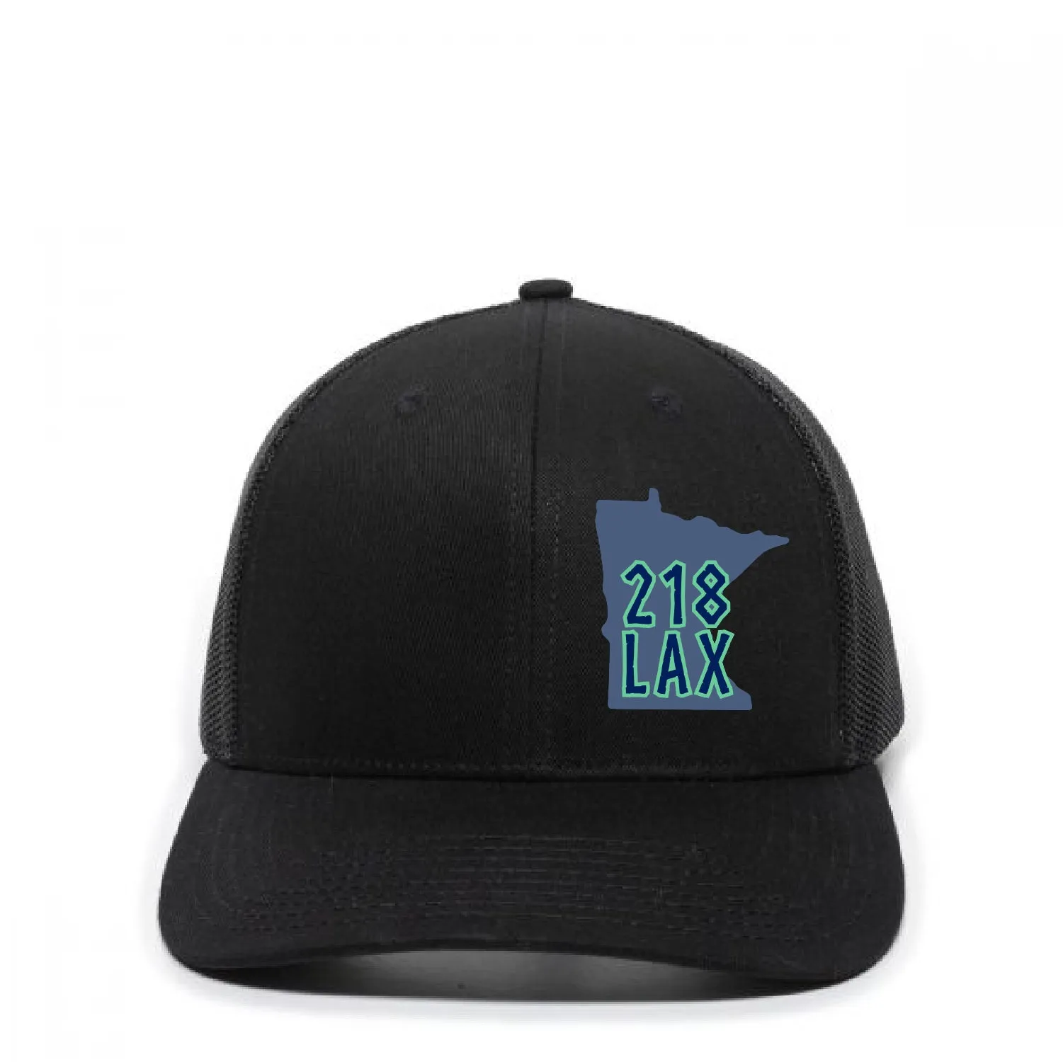 218 Lax Valkyries Premium Trucker Hat MN logo