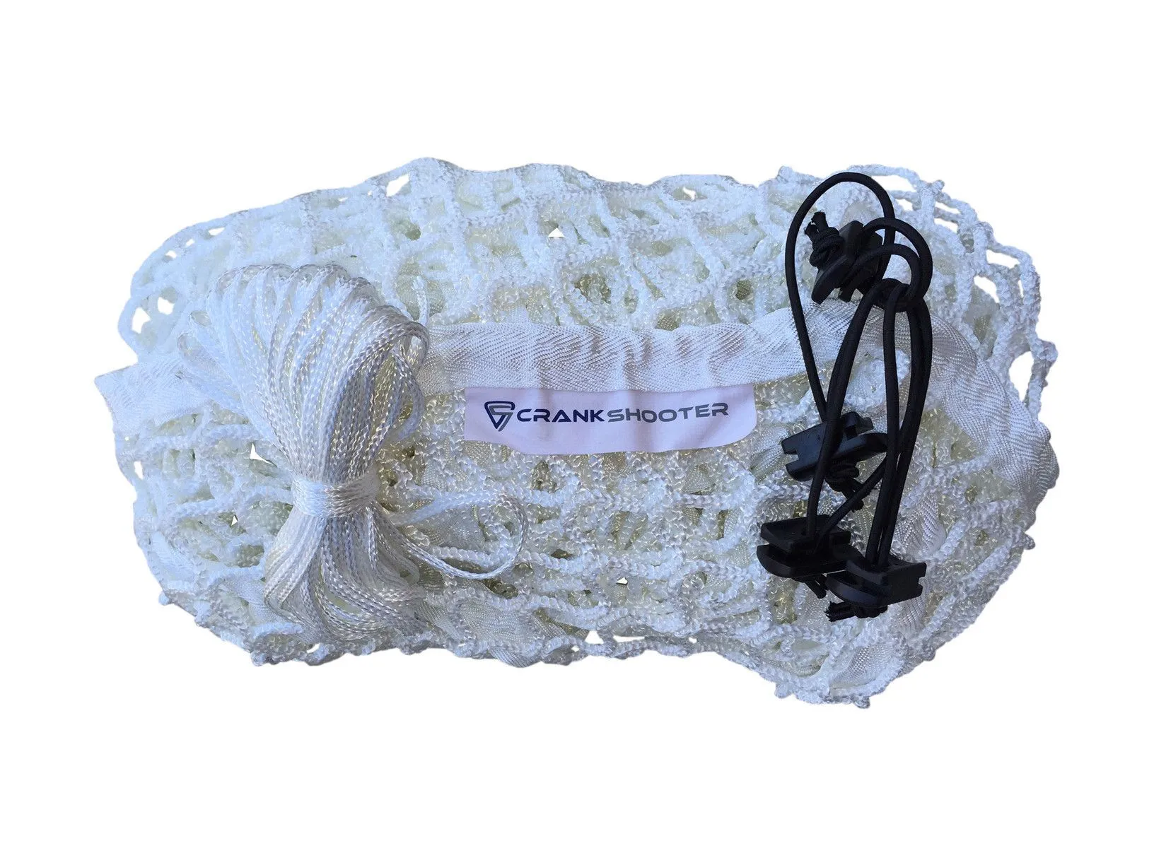 (4'6ft x 4' x 5ft) 6mm Black OR White Box Lacrosse Net by CrankShooter - FREE Shipping