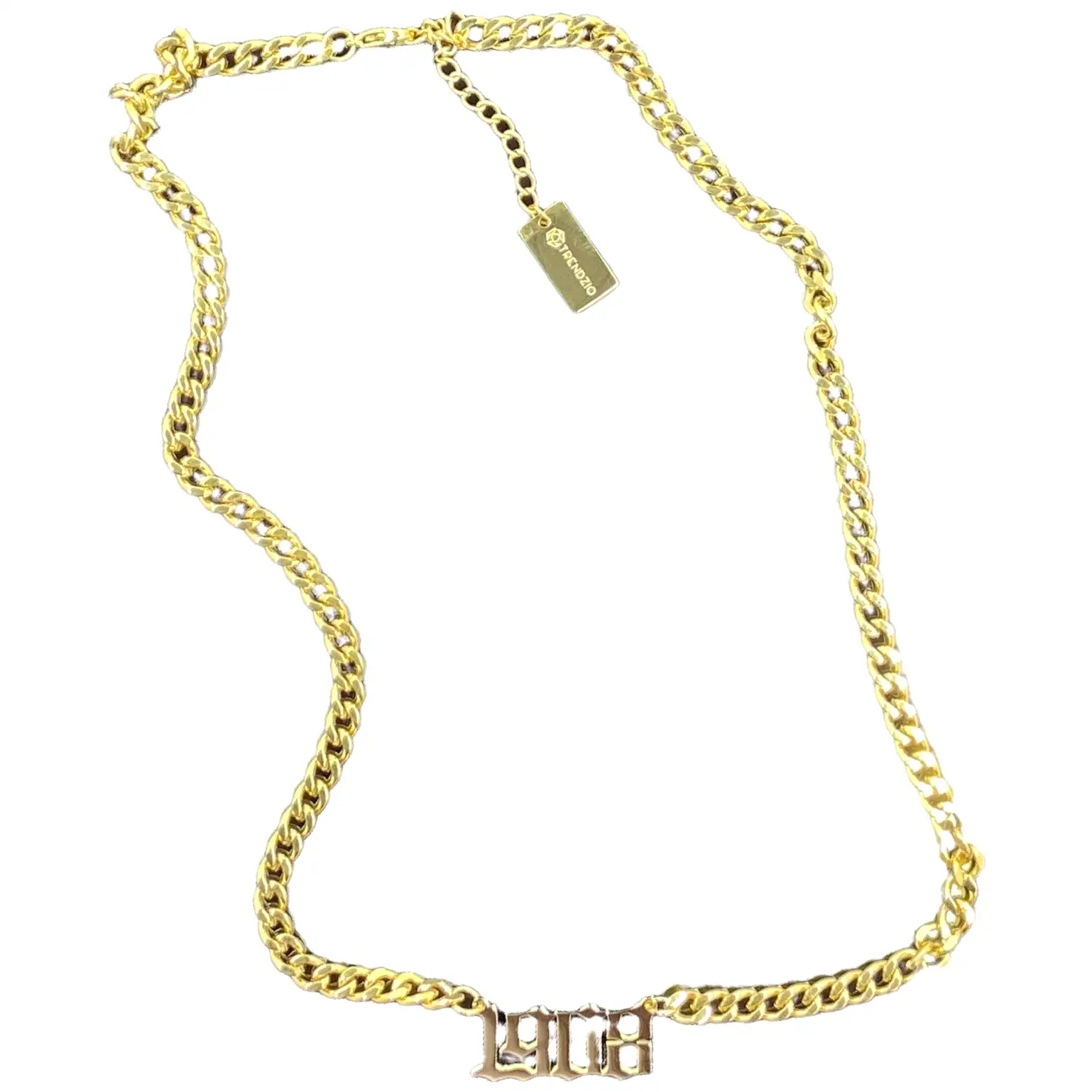 AKA 1908 Gold Number Necklace