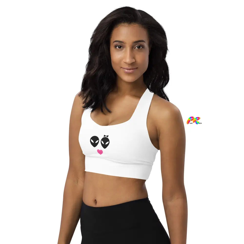 Alien Couple Longline Sports Bra