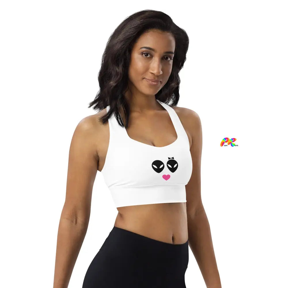 Alien Couple Longline Sports Bra