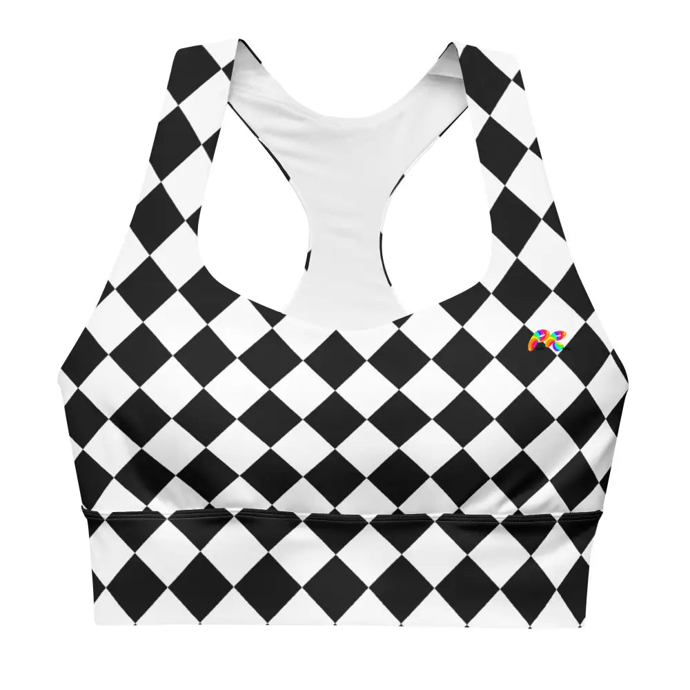 Argyle Longline Sports Bra