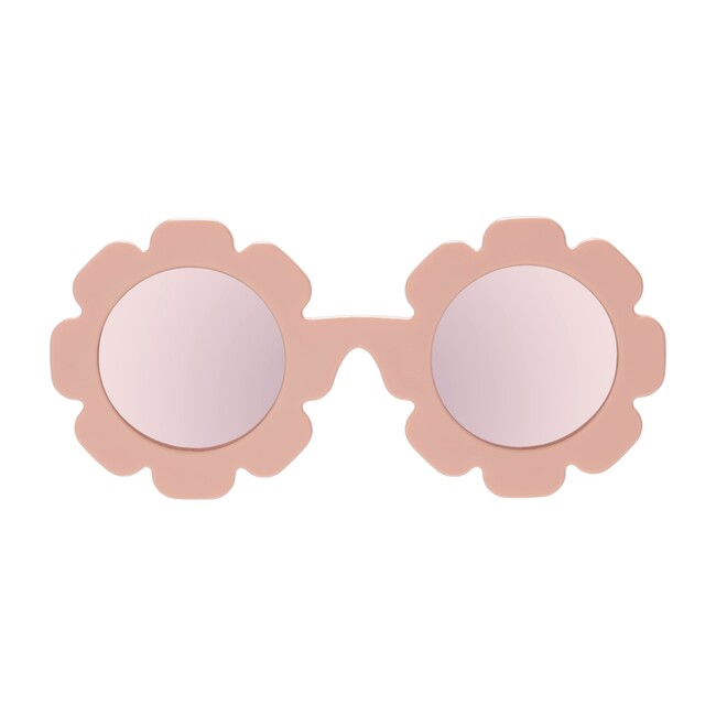 Babiators Polarized Flower Sunglasses - Peachy Keen / Rose Gold Mirrored Lenses