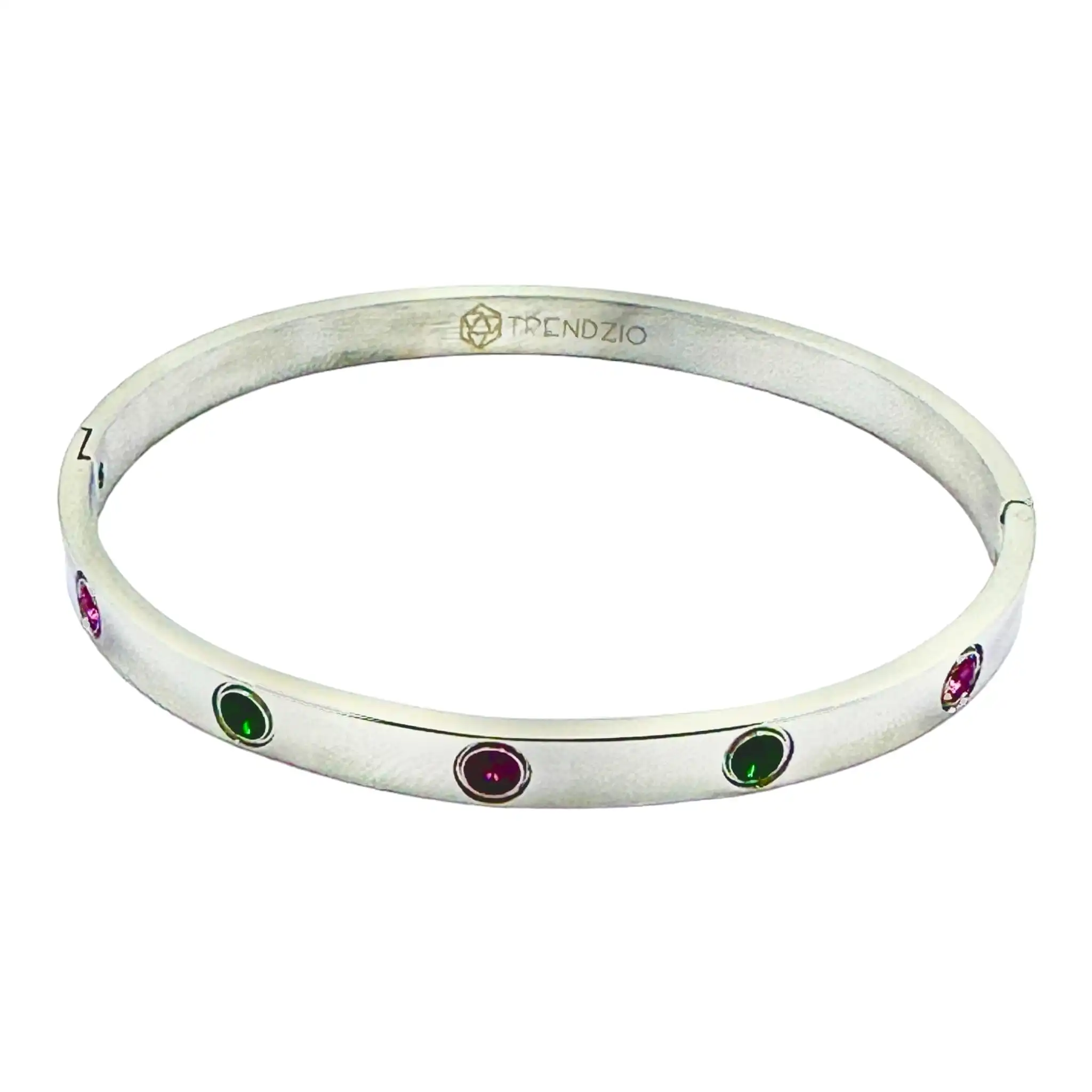 Bahia Pink and Green CZ Bracelet