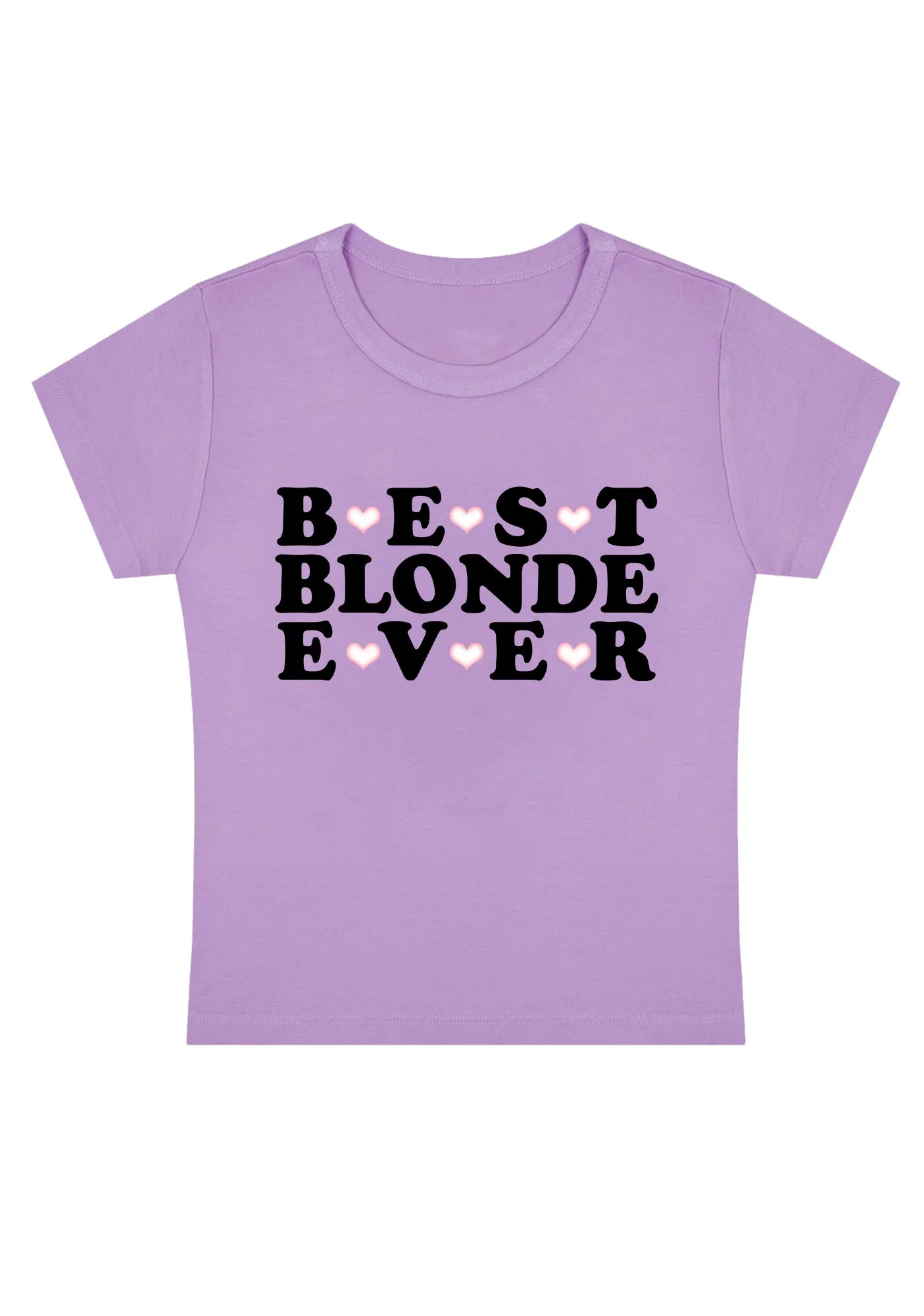 Best Blonde Ever Y2K Baby Tee