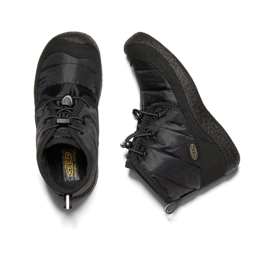 Big Kids' Howser II Waterproof Chukka  |  Black/Black