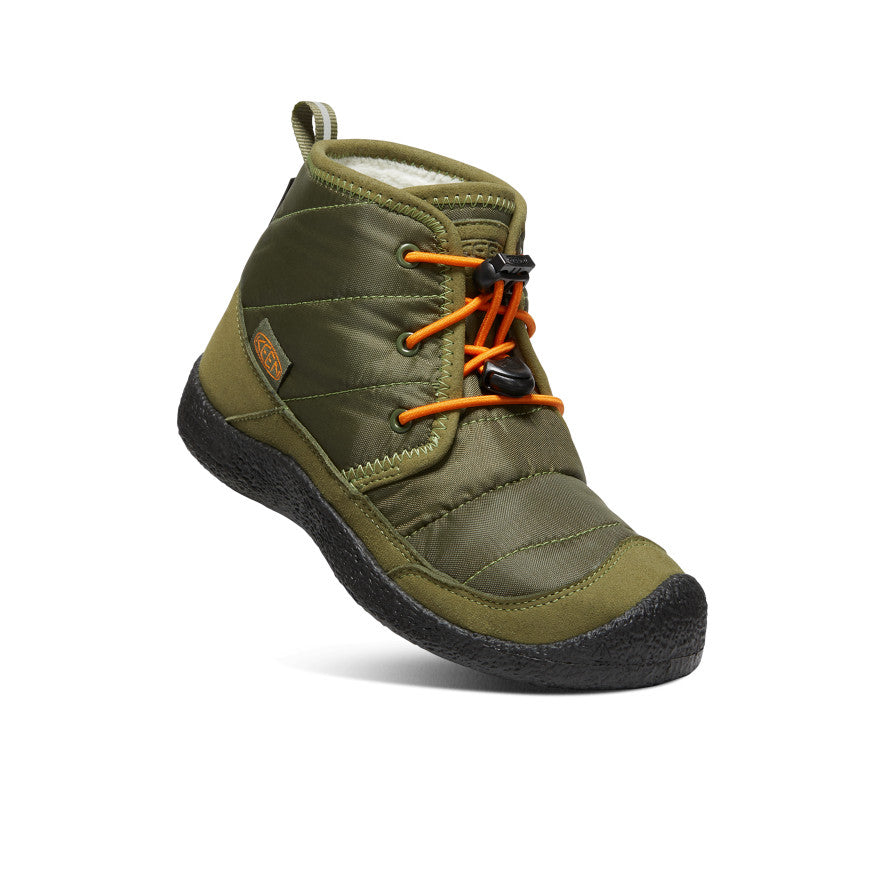 Big Kids' Howser II Waterproof Chukka  |  Capulet Olive/Russet Orange