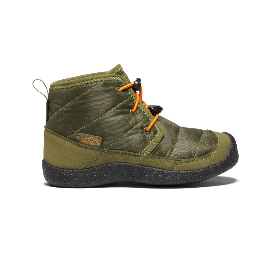 Big Kids' Howser II Waterproof Chukka  |  Capulet Olive/Russet Orange