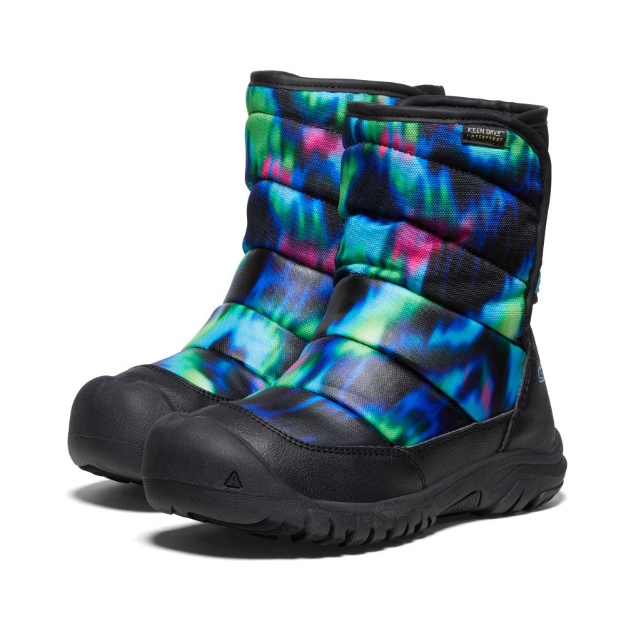 Big Kids' Puffrider Waterproof Winter Boot  |  Northern Lights/Black