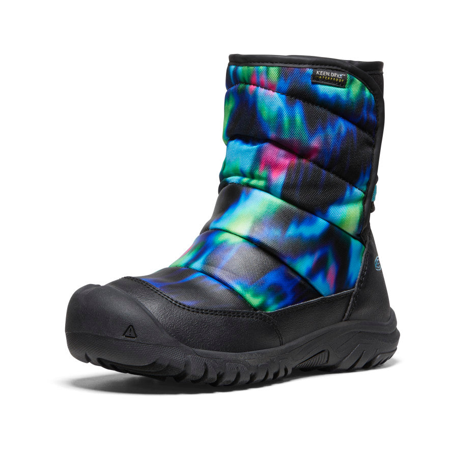 Big Kids' Puffrider Waterproof Winter Boot  |  Northern Lights/Black