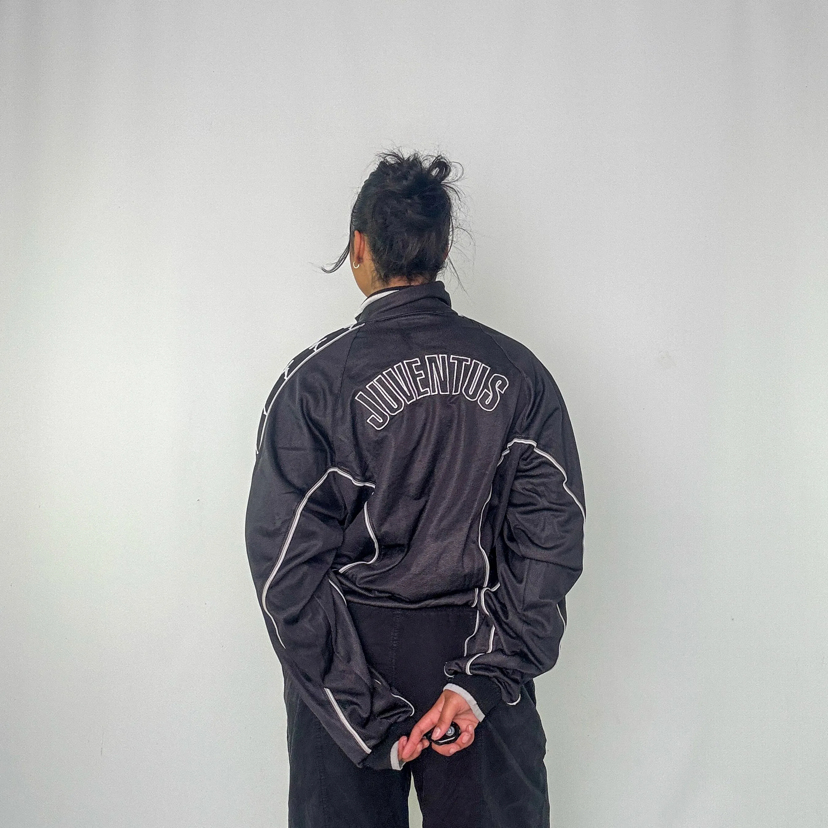 Black y2ks Kappa Track Jacket (XXL)