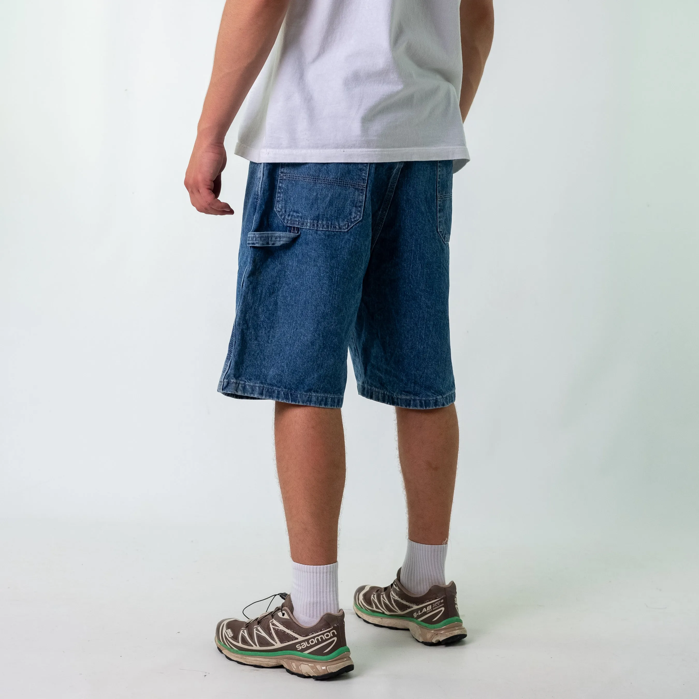 Blue 90s Wrangler Denim Jorts Shorts (38)