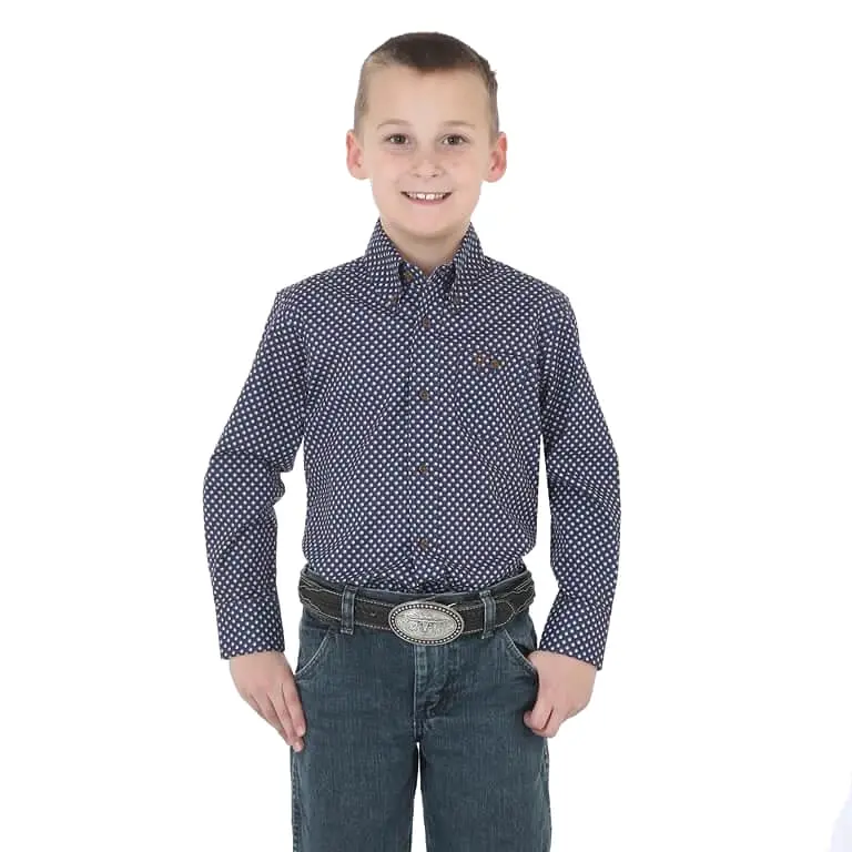 Boy's Wrangler 20X  Advanced Comfort Shirt