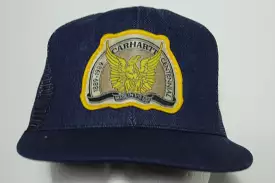 Carhartt Centennial 1889-1989 Vintage 80's Denim USA Trucker Snapback Adjustable Hat