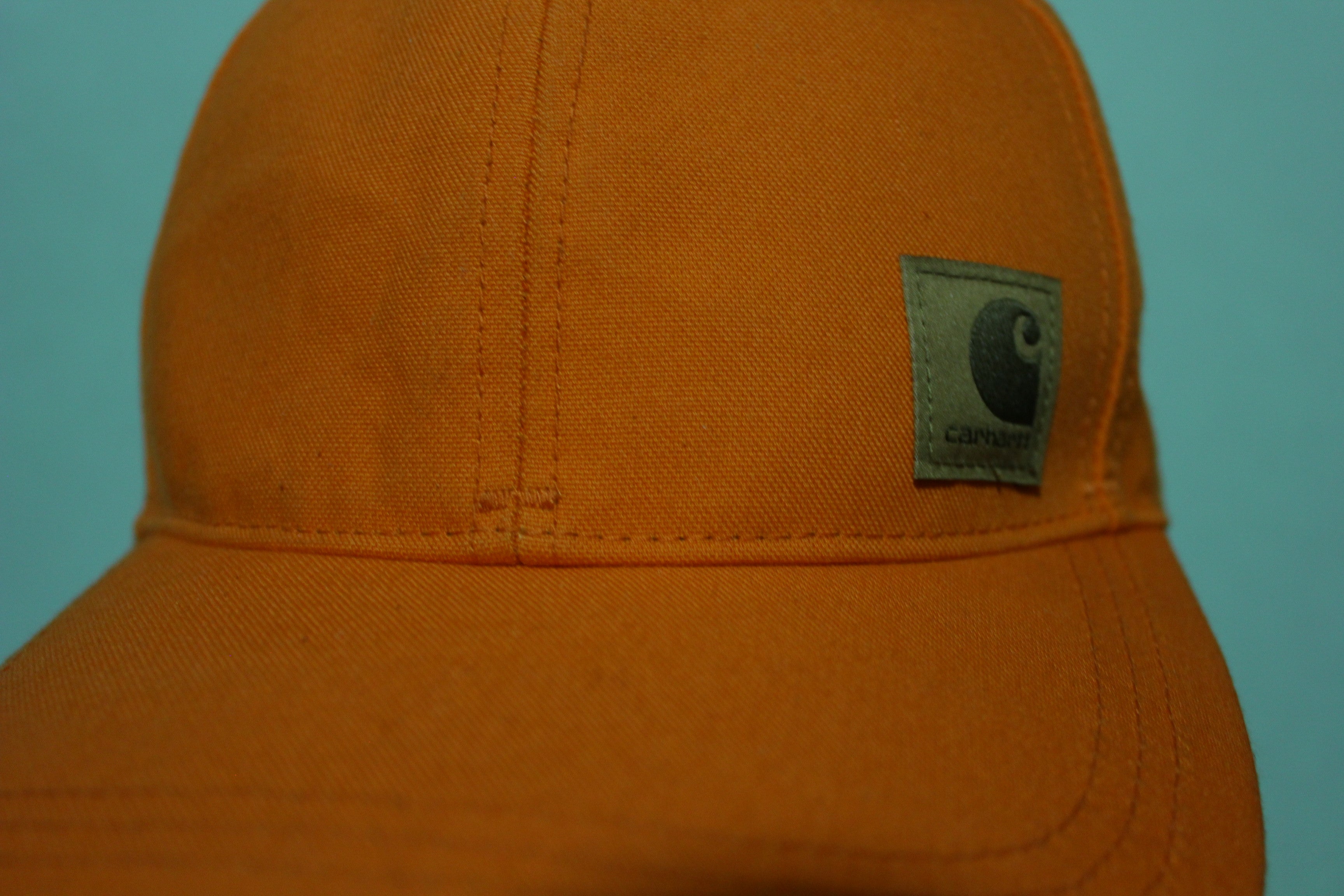 Carhartt Mens Ashland Hat Orange Bill Adjustable Velcro Back Trucker Hat 102293 820