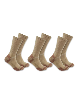 Carhartt Midweight Cotton Blend Crew Sock 3pk