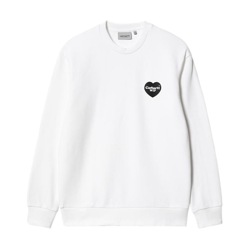 Carhartt WIP Heart Bandana Sweatshirt White/Black