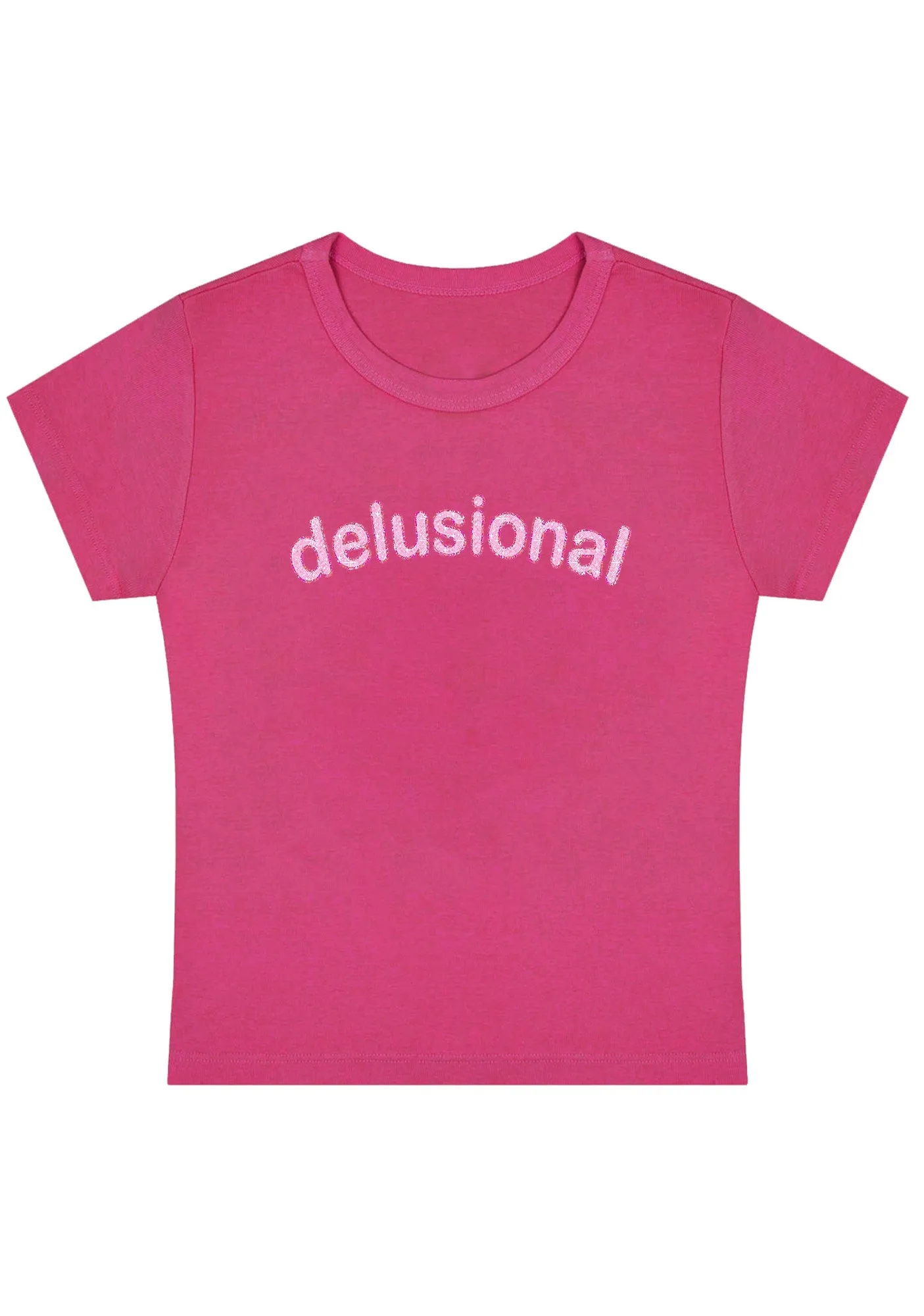 Delusional Y2K Baby Tee