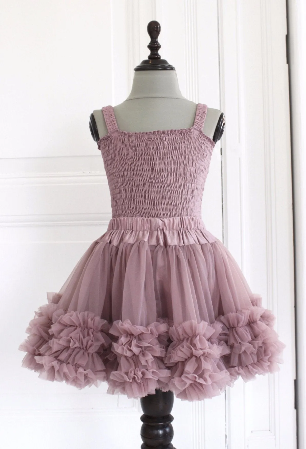 DOLLY by Le Petit Tom  FRILLY SKIRT mauve