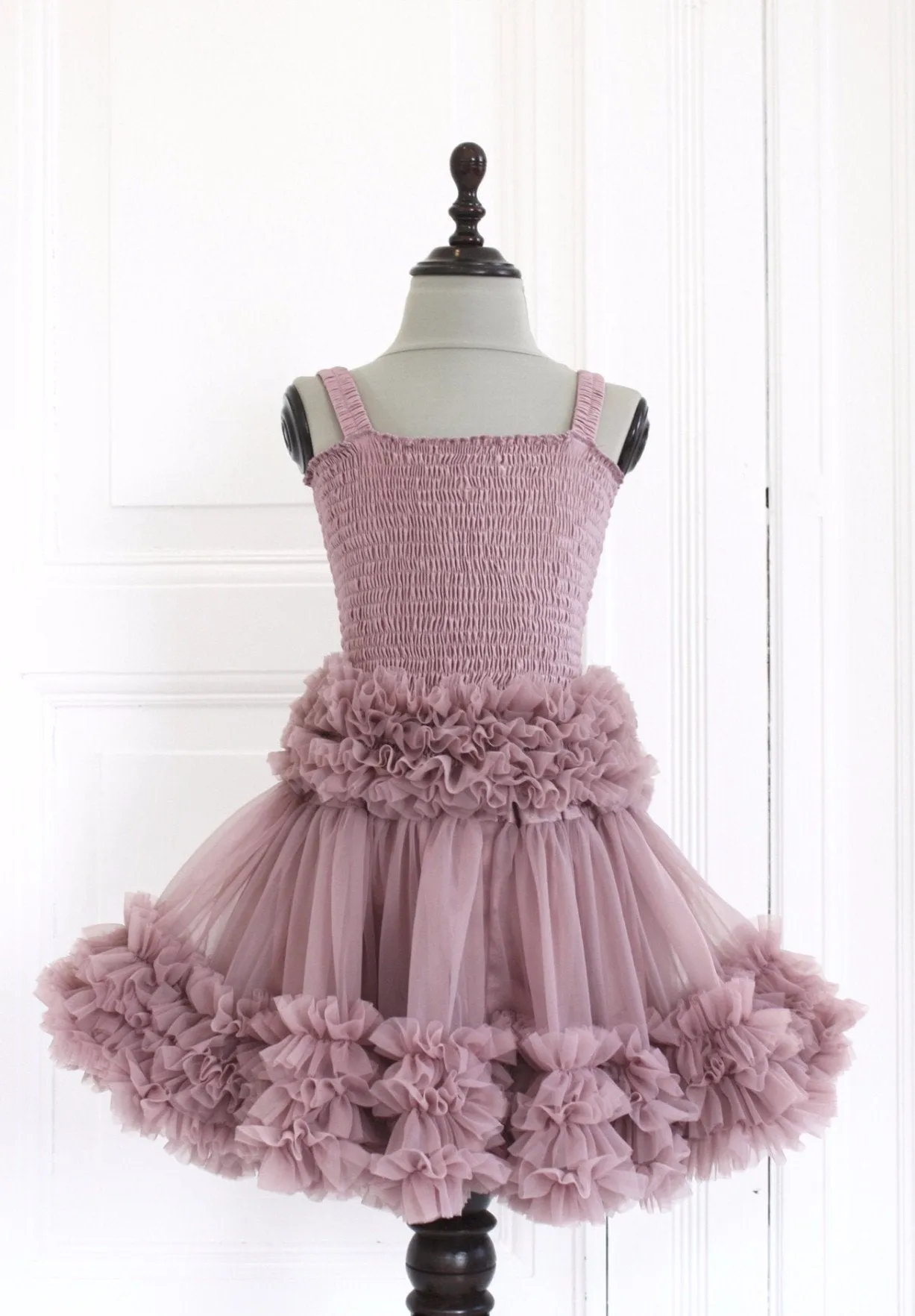 DOLLY by Le Petit Tom  FRILLY SKIRT mauve