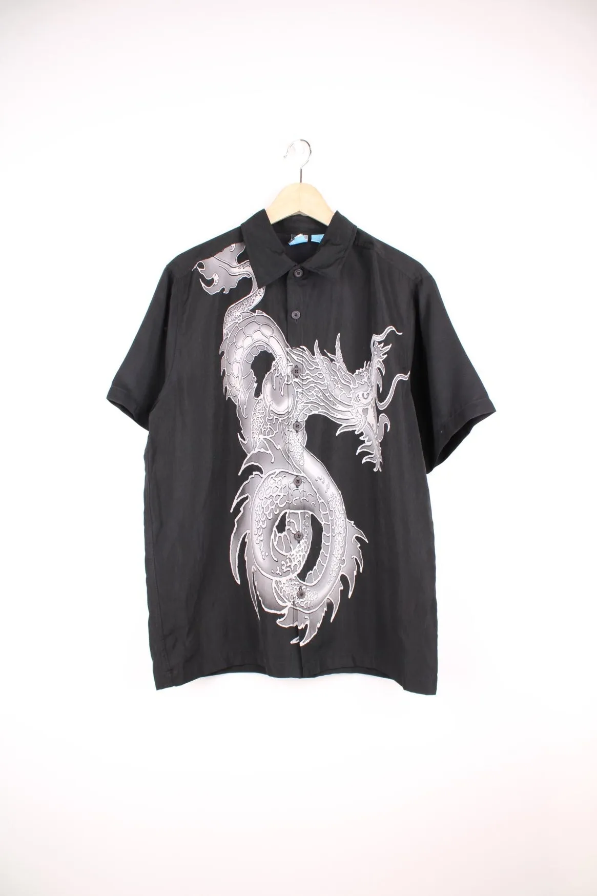 Dragon Print Y2K Shirt