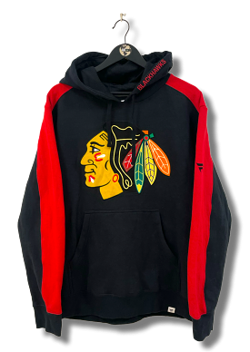 Fanatics Black Hawks Hoodie L