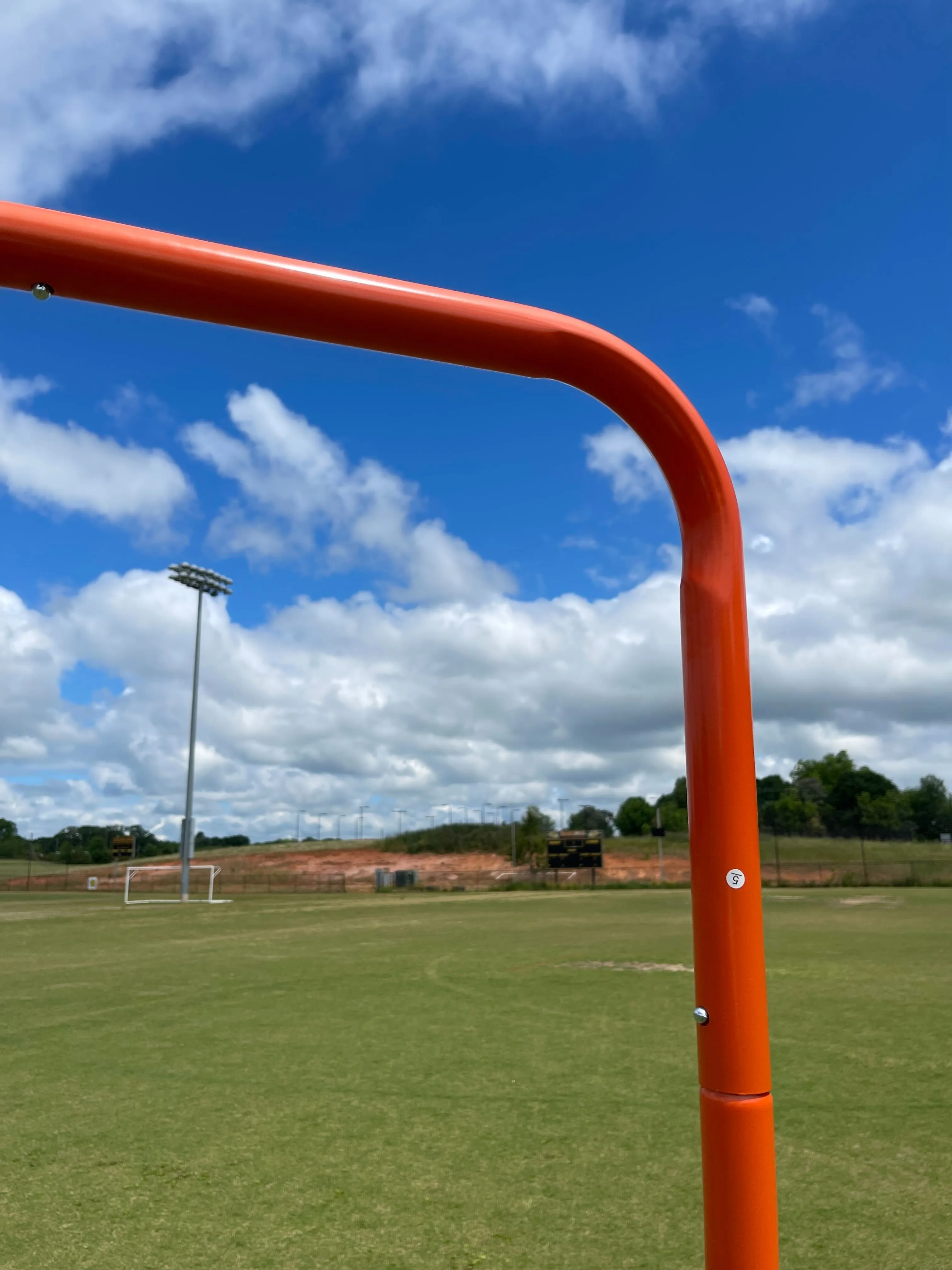 Folding Lacrosse Goal - 30 lbs, 6'x6'x7' by Crankshooter Included w/ 4mm, 5mm or 6mm White Net - FREE Shipping.