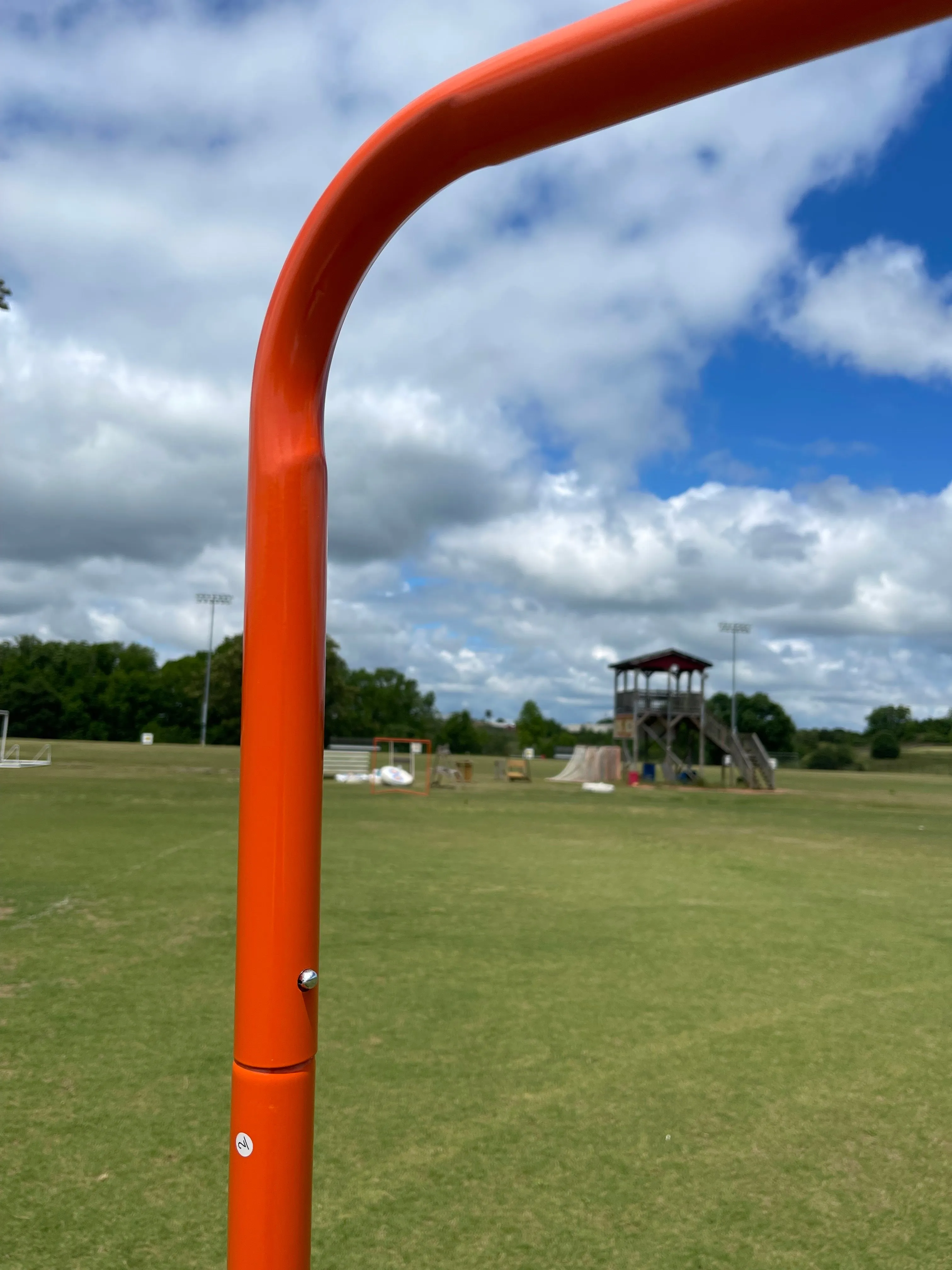 Folding Lacrosse Goal - Frame Only - 30 lbs, 6'x6'x7' by Crankshooter - Free Shipping