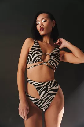 HotCakes Polewear Savanna Top - Zebra