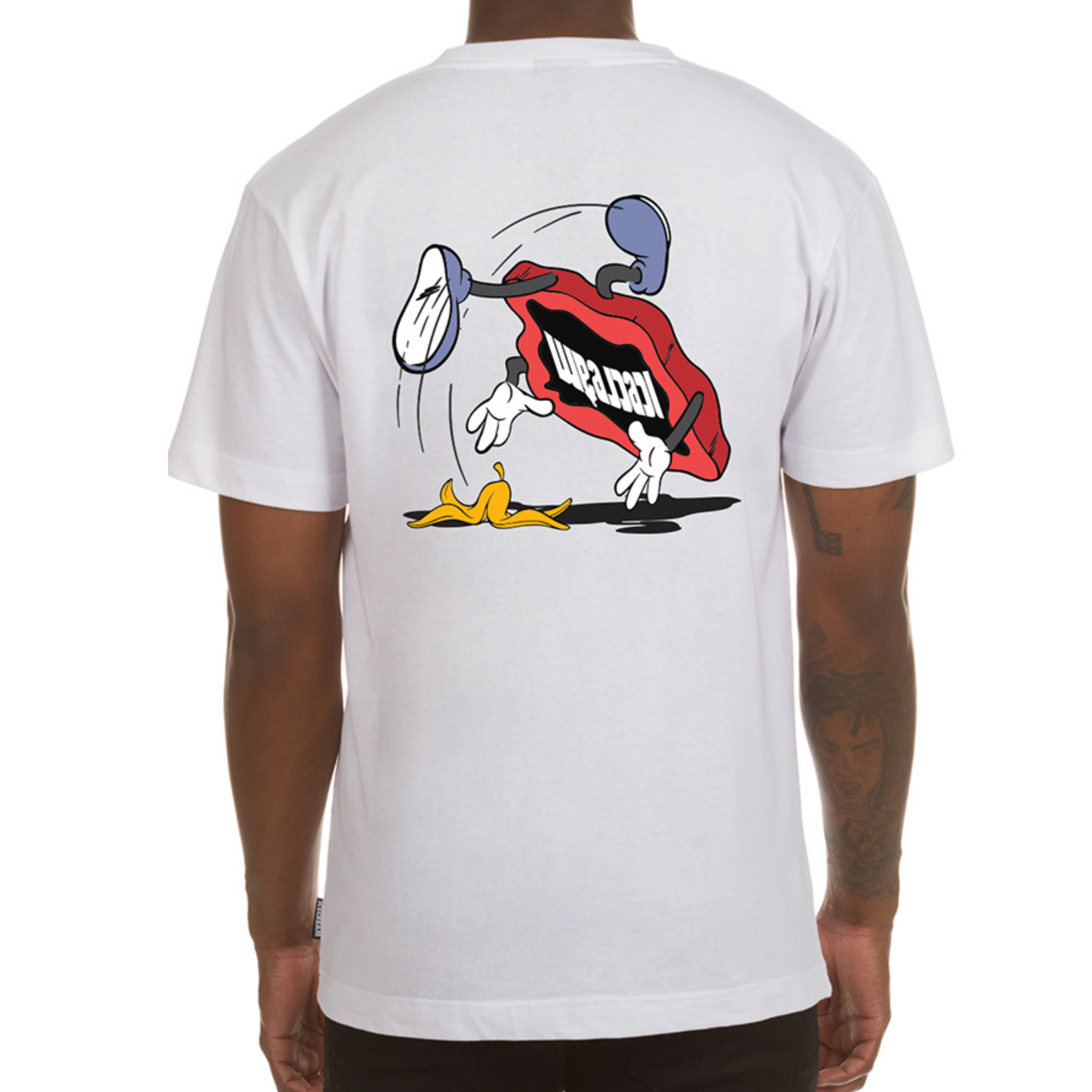 Icecream Banana Peel SS Tee (White)