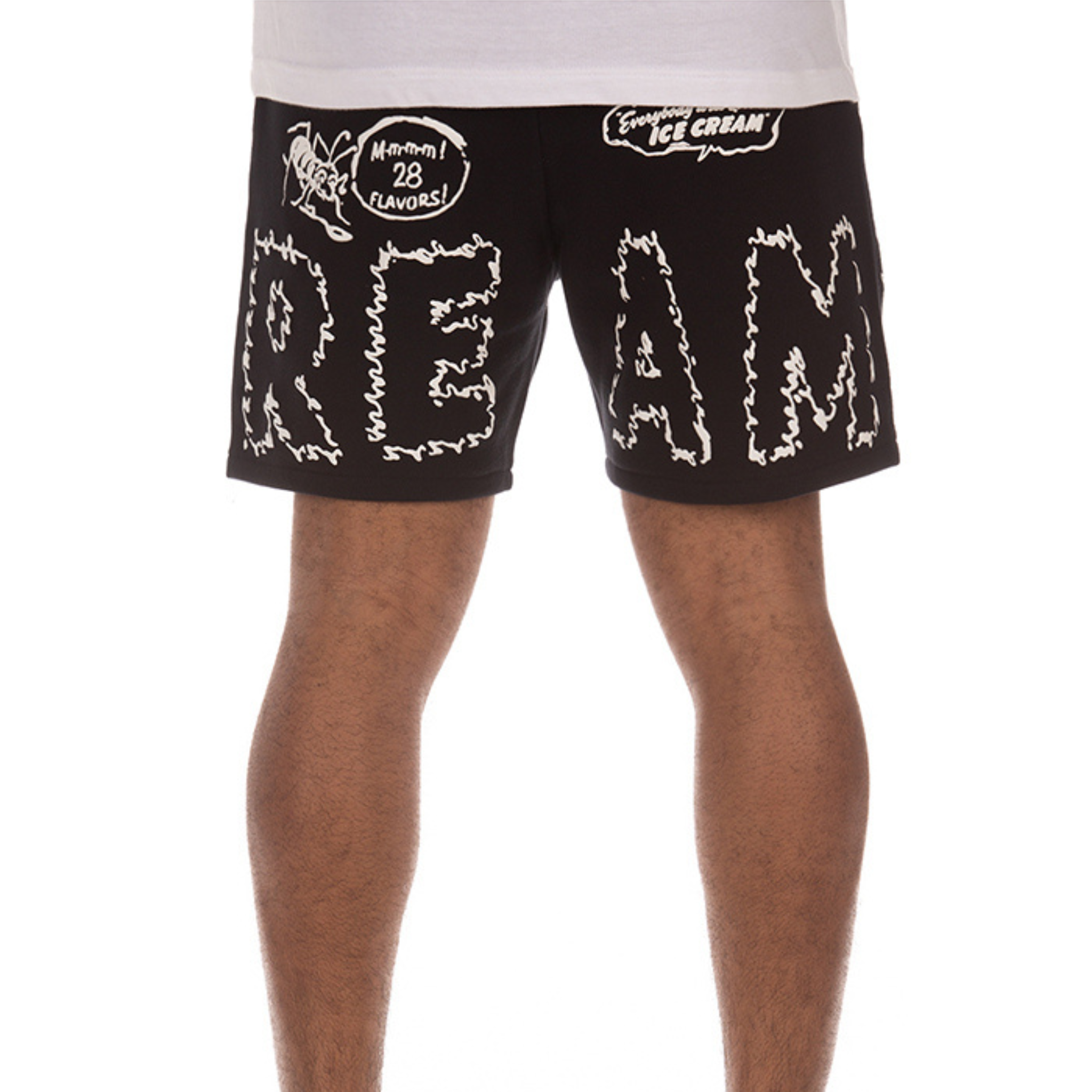 IceCream Flavors Shorts (Black)