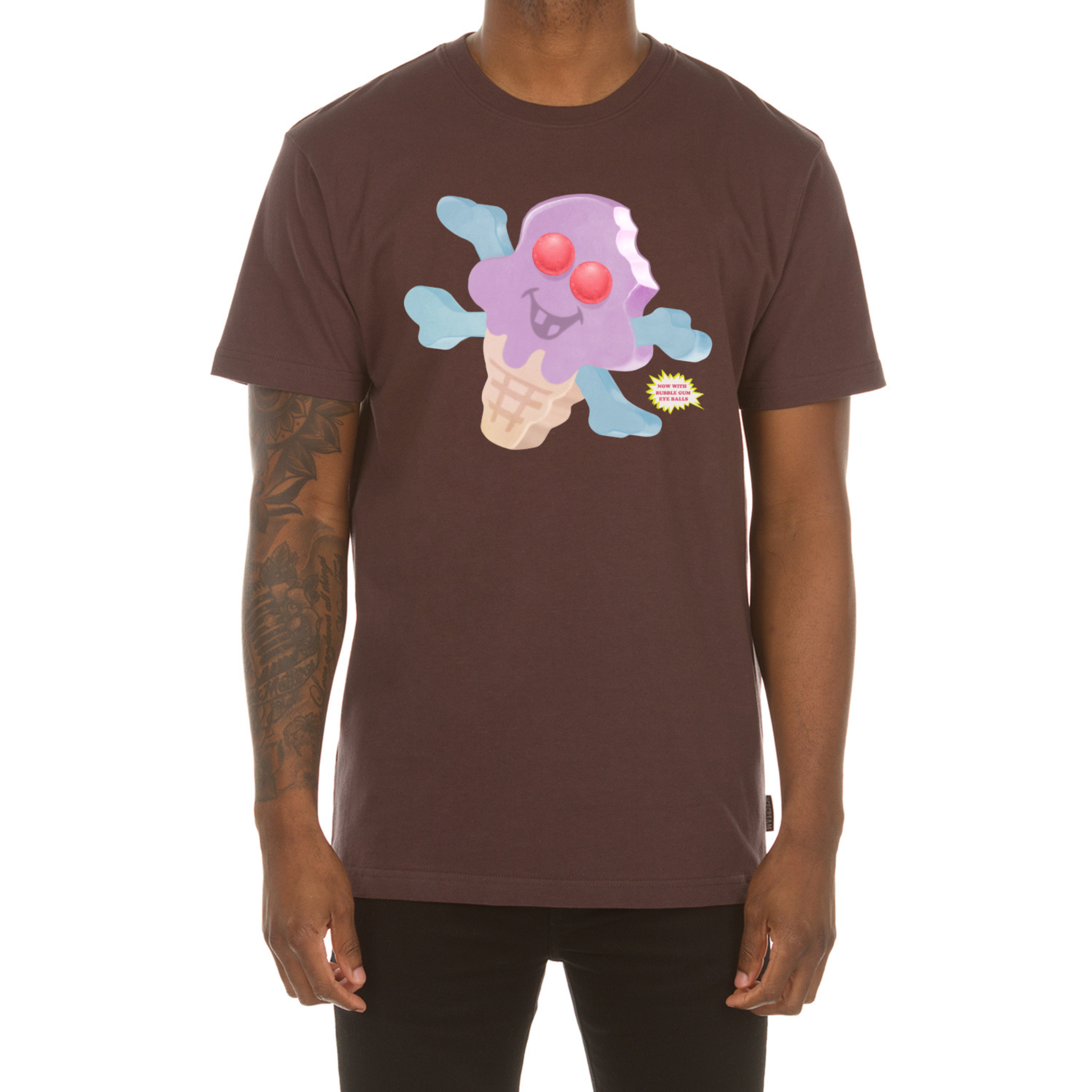 IceCream Gumball Eyes SS Tee (French Roast)