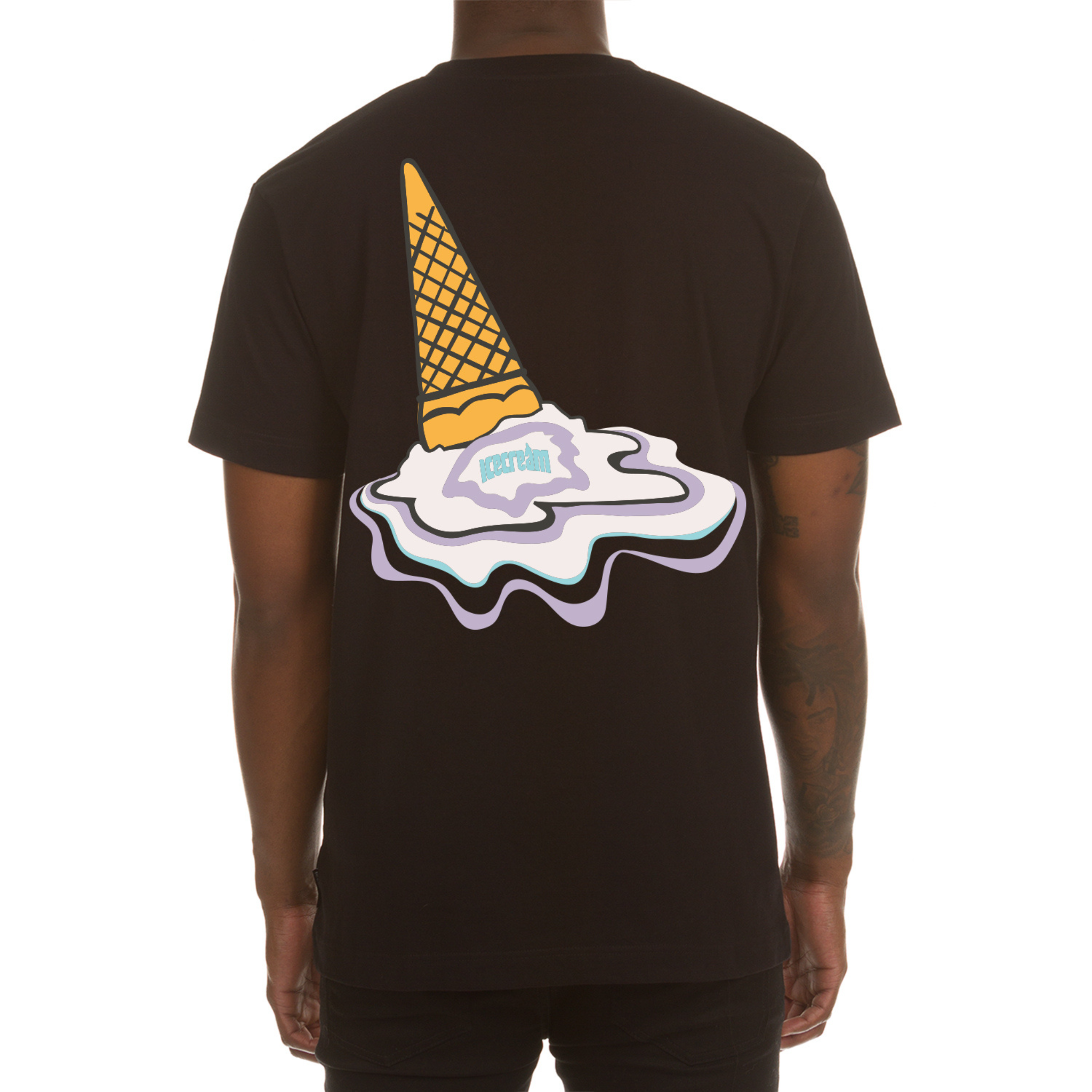 IceCream Melt SS Tee (Black)