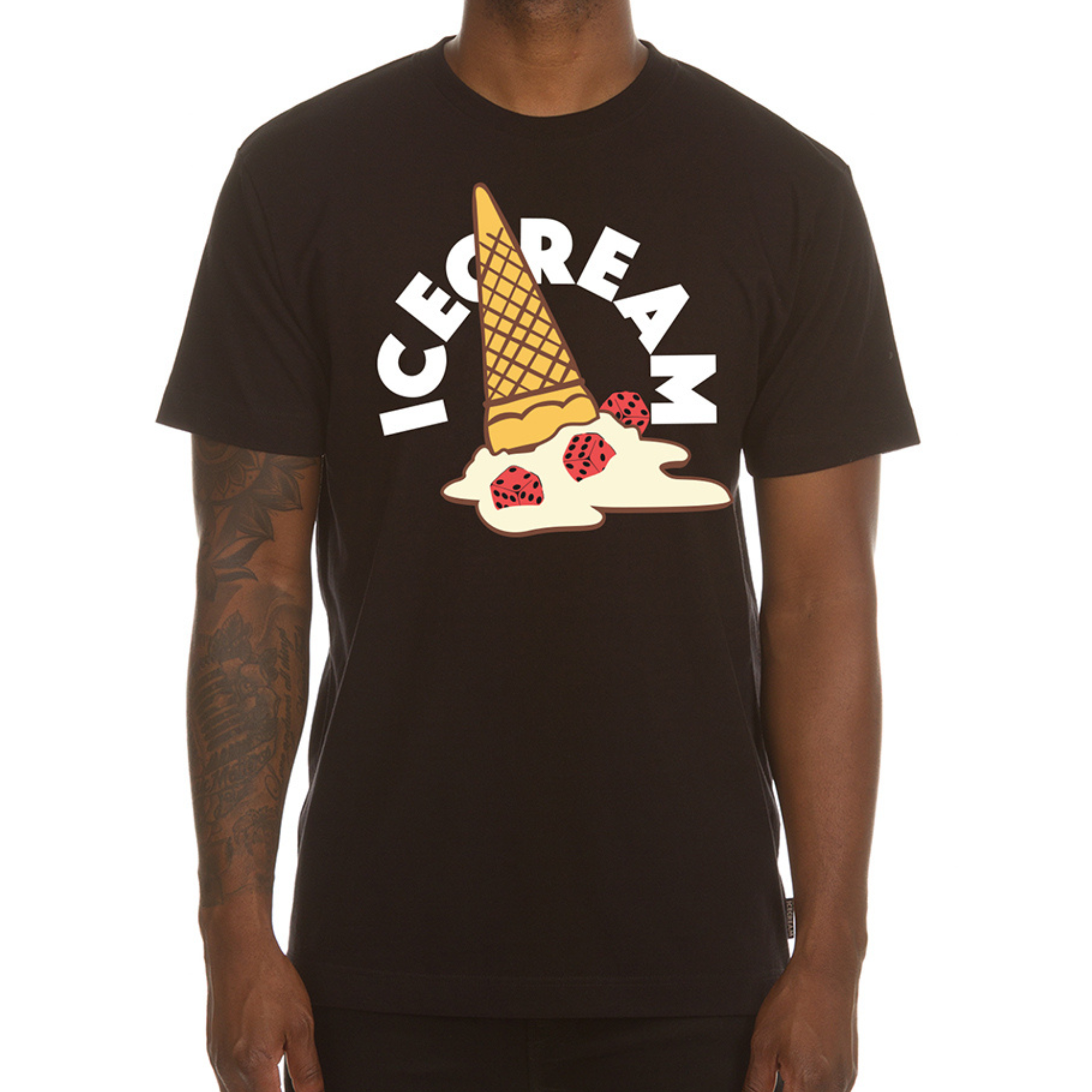 IceCream Spill SS Tee (Black)