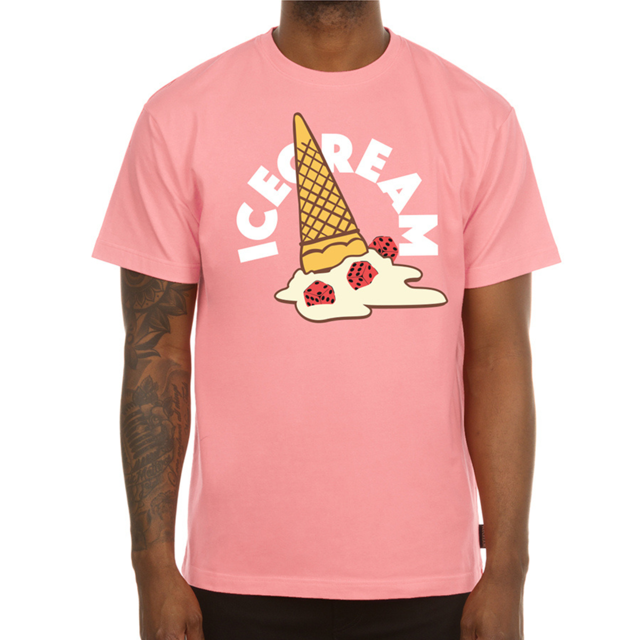 IceCream Spill SS Tee (Peaches and Cream)