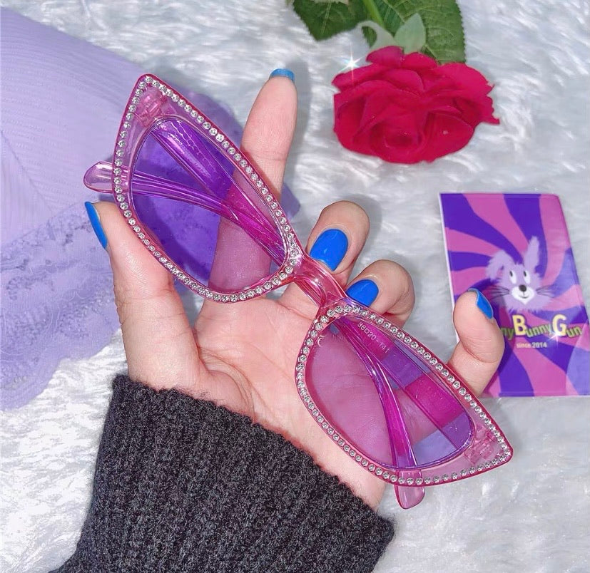 INS FASHION PASTEL PURPLE SUNGLASSES BY50029