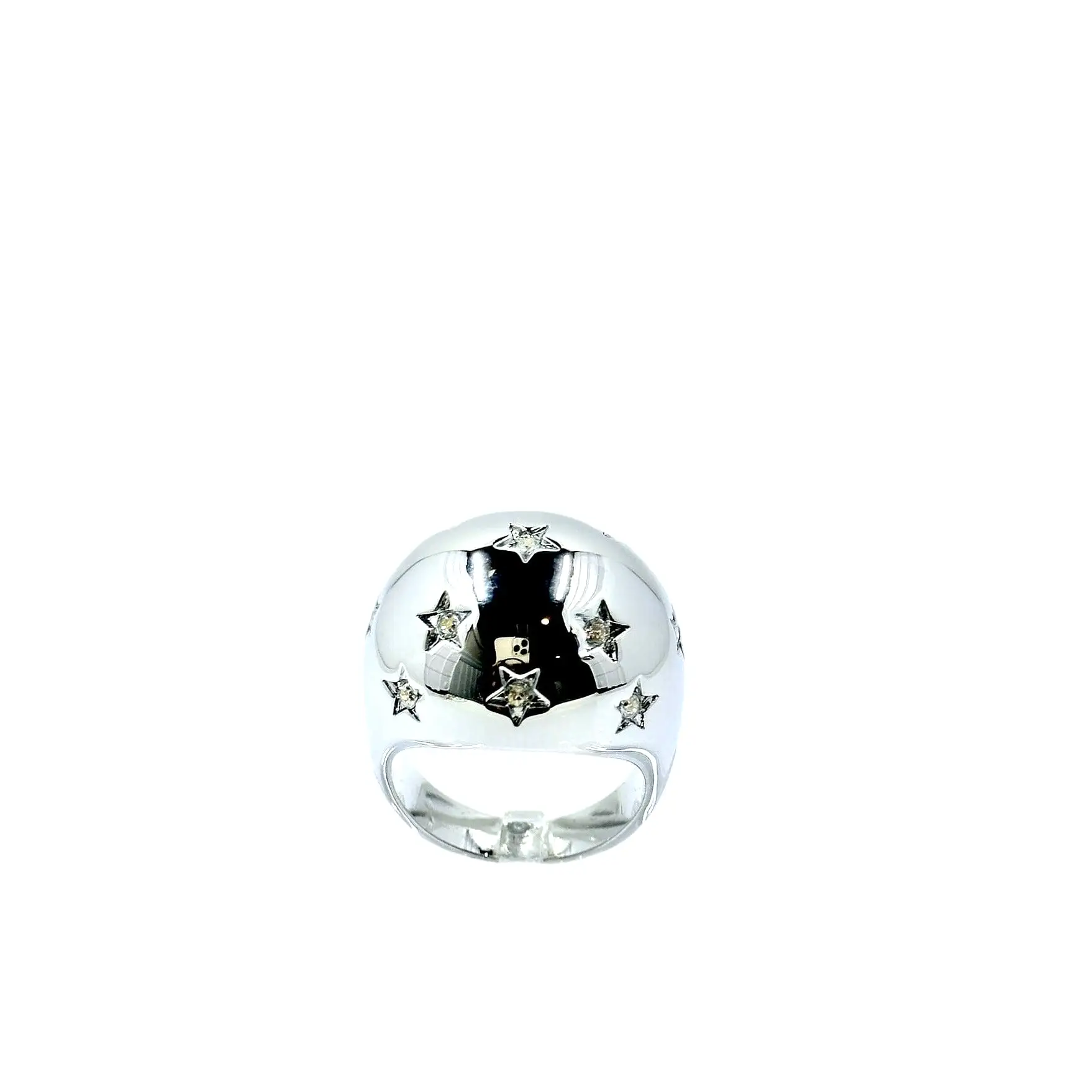 Joyel Silver Star Dome Ring