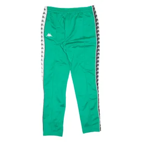 KAPPA Womens Track Pants Green Straight XL W32 L32