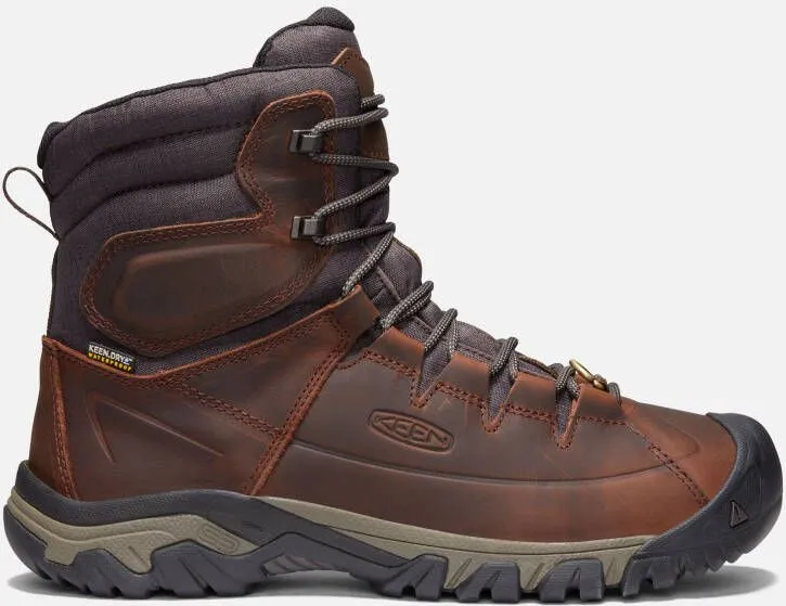 Keen Men's Waterproof Targhee High Lace Boot Size 10.5 In Cocoa Mulch