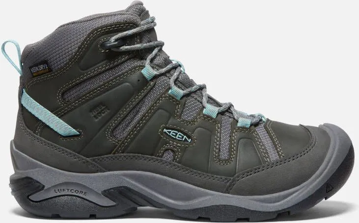 Keen Women's Waterproof Circadia Boot Wide Size 10.5 In Steel Grey Cloud Blue