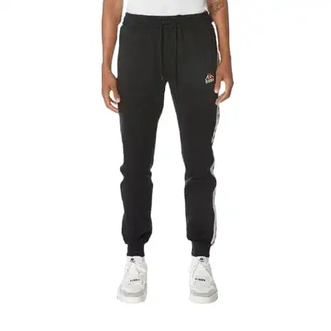 Kids Kappa 222 Banda Galanz Sweatpants (Jet Black) 311G2BW