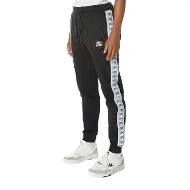 Kids Kappa 222 Banda Galanz Sweatpants (Jet Black) 311G2BW