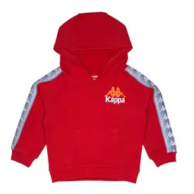 Kids Kappa 222 Banda Solgo Hoodie (Red) 341J5WW