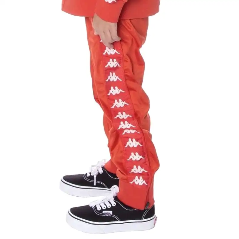 Kids Kappa Banda Rastoriazz Trackpants Red/White