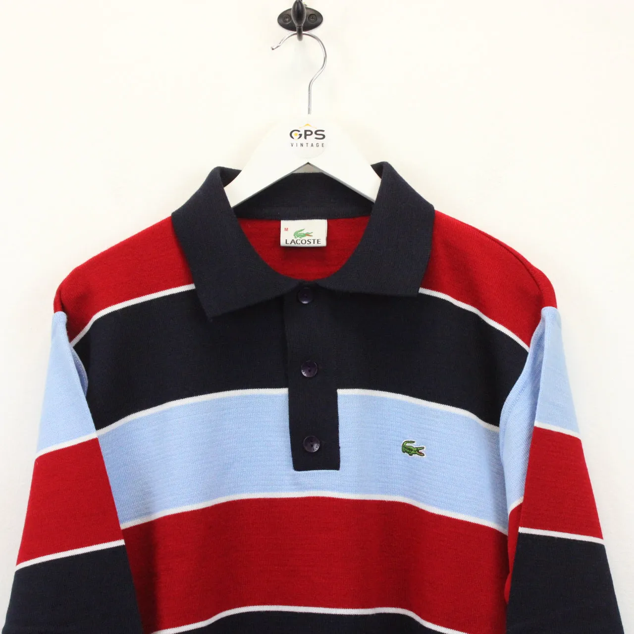 LACOSTE 00s Knit Sweatshirt Multicolour | Medium