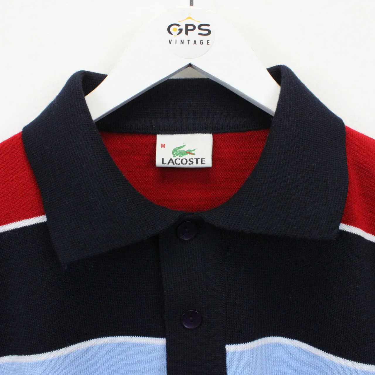 LACOSTE 00s Knit Sweatshirt Multicolour | Medium