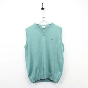 LACOSTE 00s Knit Vest Green | Medium